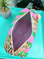 Quilted Cosmetic Bag in Pink & Green Tiger Print
