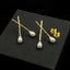 Shell Pearl Matchstick Earrings