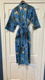 Blue Jungle Print Robe