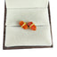 Double Pencil Point Studs in Carnelian