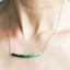 Emerald Ombre Necklace