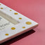 Brass Polka Dot Marble Picture Frame 5x7