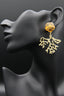 Rooted Citrine Statement Earrings