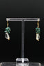 Crystal & Malachite Earrings