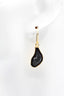 Black Geode Earrings