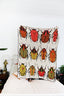 Beetle Party Knit Throw Blanket