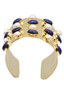 The Deluxe Marfa Cuff in Lapis and Pearl