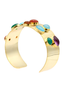 The Double Banded Marfa Cuff in Multi Color Stones