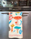 Rainbow Mushrooms Kitchen Towel