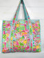 Seaside Cotton Quilted Tote Bag